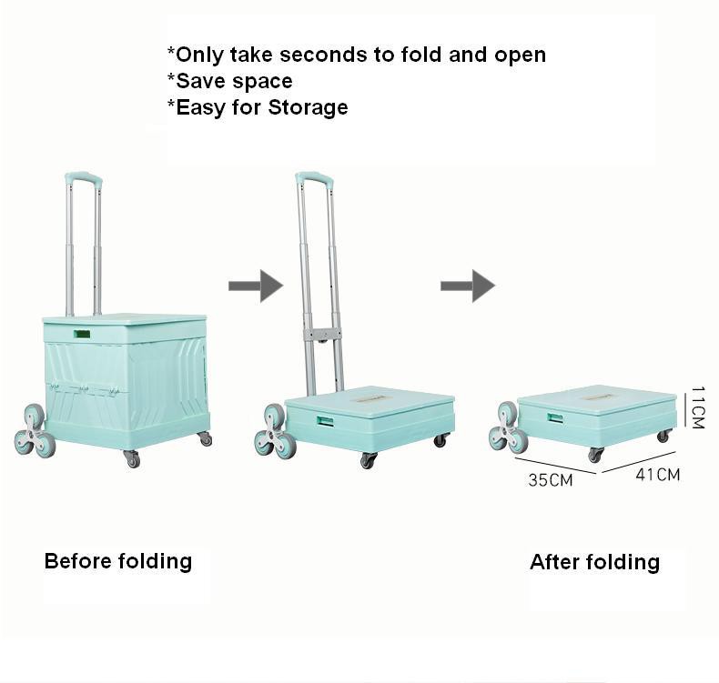 mobile folding trolley